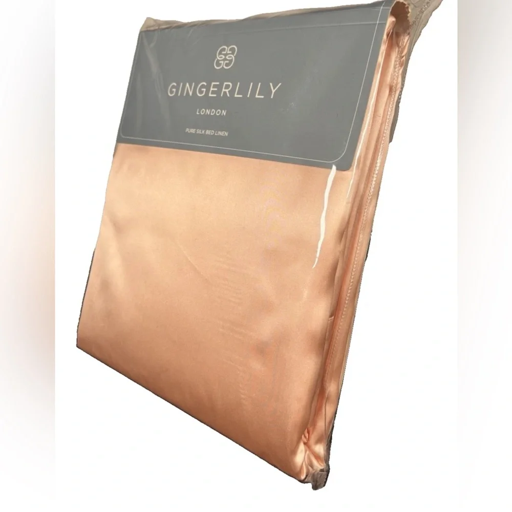 Gingerlily London King Mulberry Silk Duvet Cover Pure Silk Rose Pink 100% Luxury